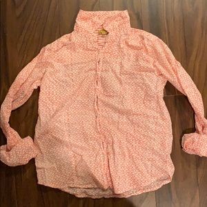 Roller Rabbit hand block printed button up